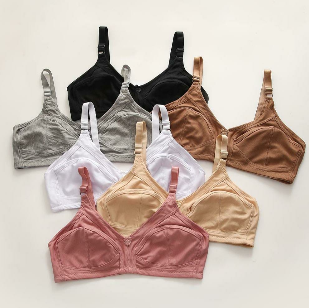 BUY 1 GET 2 FREE IMPORTED PURE STRETCHABLE COTTON BRA